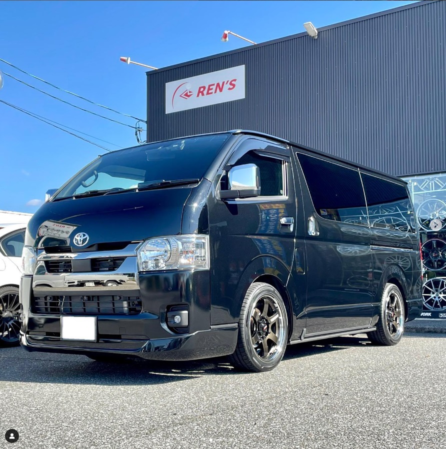 ハイエース RAYSボルクレーシングTE37SBツアラーSR | カーショップ 
