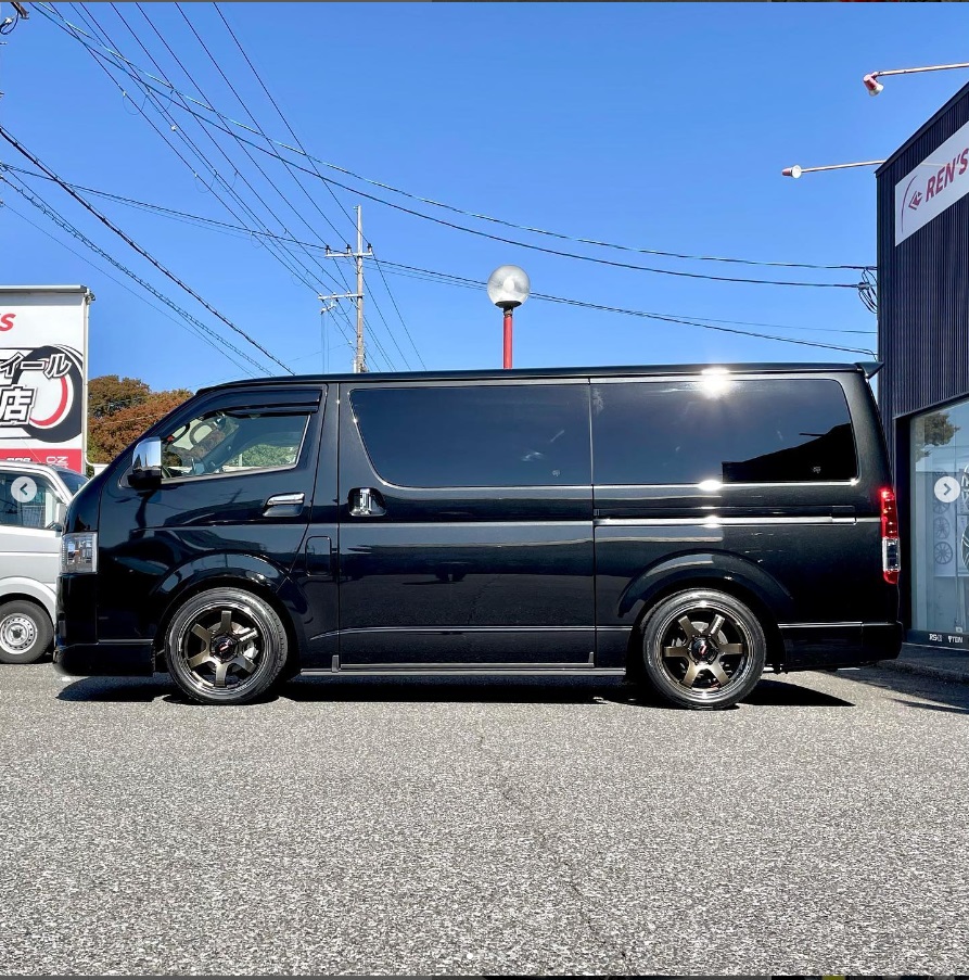 ハイエース RAYSボルクレーシングTE37SBツアラーSR | カーショップ 