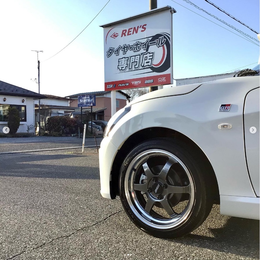 GRコペン RAYS ボルクレーシングTE37KCR | カーショップレンズは長浜市 