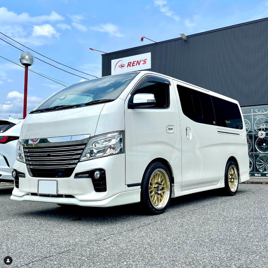 NV350 キャラバン × RAYS HOMURA 2×9L RA ゴールド | カーショップ 
