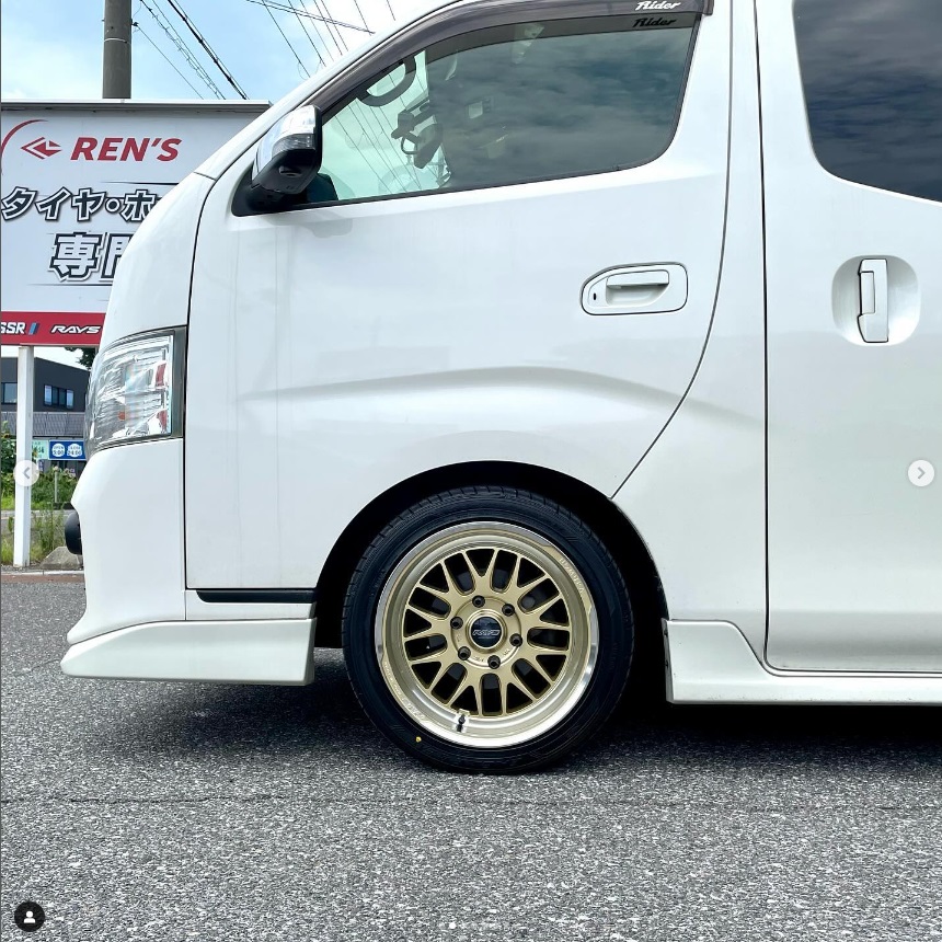 NV350 キャラバン × RAYS HOMURA 2×9L RA ゴールド | カーショップ 