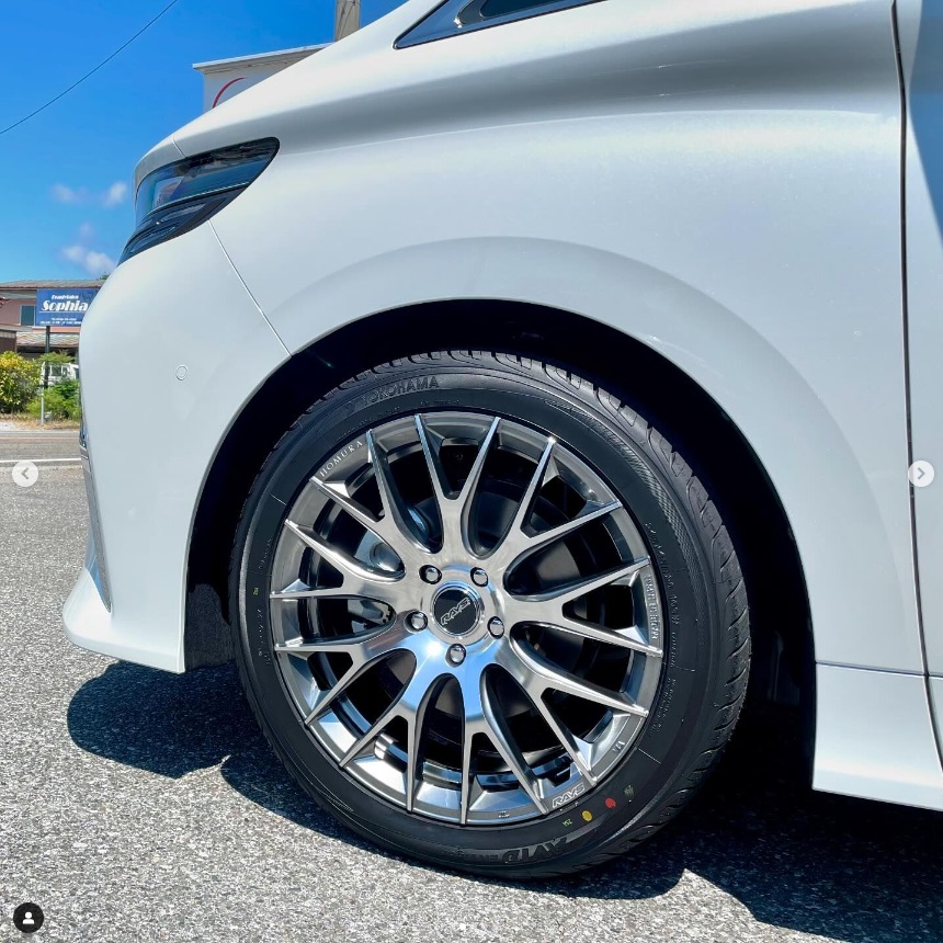 40系アルファード × RAYS HOMURA 2×9R | カーショップレンズは長浜市の 