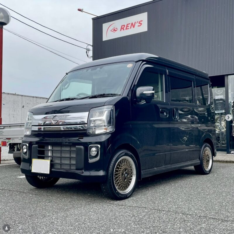 日産 クリッパー リオ ×　ENKEI  ネオクラシック92　ブロンズ