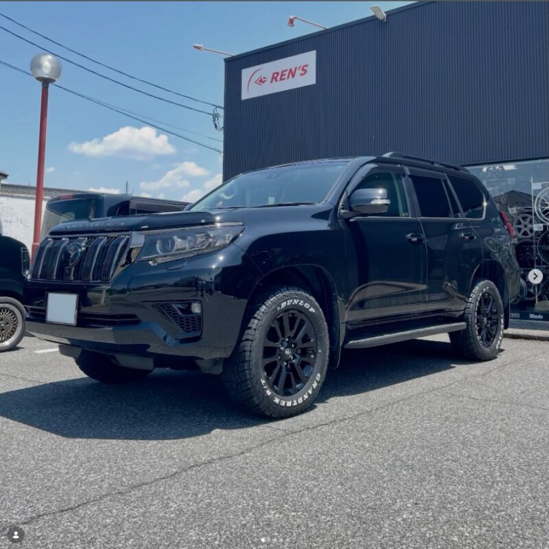 ランドクルーザープラド × ダンロップ R/T01 × 純正アルミホイール