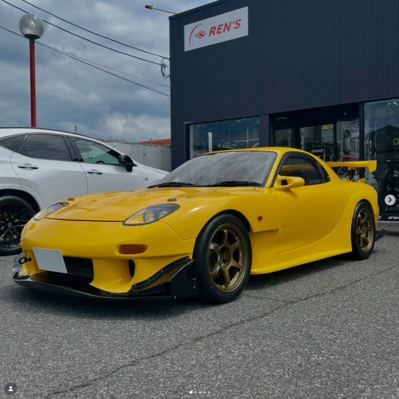 マツダ RX-7 FD3S × SSR（スピードスター）Type-C FORGED