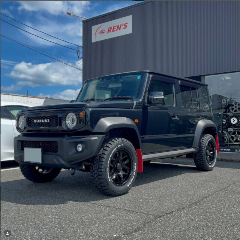 スズキ ジムニーノマド × RAYS チームデイトナF6 boost Black Edition